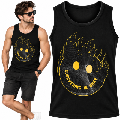 TANK TOP ŚMIESZNY  OKAY EMOT